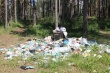 Челябинские активисты Народного фронта очистили от мусора берег озера Большой Еланчик