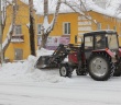Администрация Кусинского городского поселения борется с обильным снегопадом
